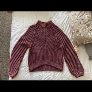 Free People chunky knit sweater